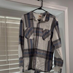 Levi's Men's Plaid Button-Down Shirt